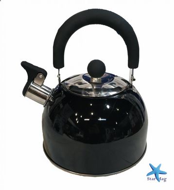 Чайник со свистком из нержавеющей стали глянец/матовый (2 л) BN-718