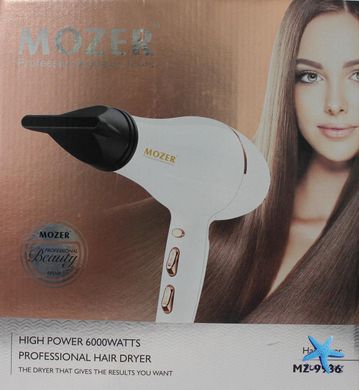 Фен для волос Mozer MZ 9936 6000 Вт CG23 PR4