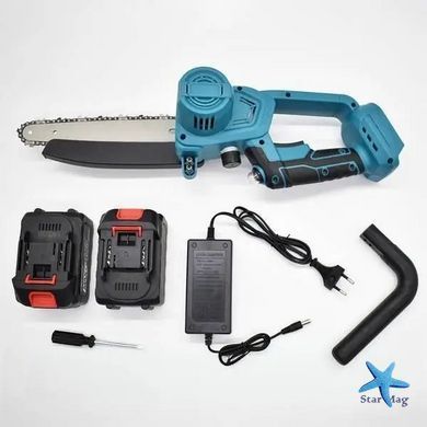 Акумуляторна міні ланцюгова пила Electric Chain Saw 8 дюймів &bull; Безщіткова електропила з 2 АКБ 48V та кейсом
