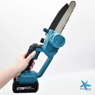 Акумуляторна міні ланцюгова пила Electric Chain Saw 8 дюймів &bull; Безщіткова електропила з 2 АКБ 48V та кейсом