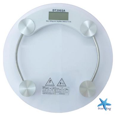 Весы стеклянные напольные электронные Domotec DT-2003 до 180 кг