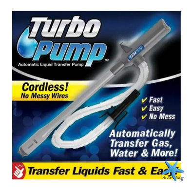 Автоматичний насос для перекачування рідин Turbo Pump ∙ Апарат для перекачки води, газу, олії