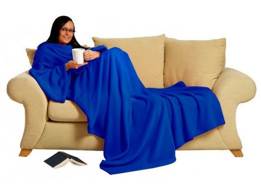 Одеяло-плед с рукавами Snuggie Снагги | теплый рукоплед | плед-халат PR3