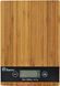 Весы кухонные электронные Domotec MS-A Wood с сенсорным дисплеем и платформой из дерева, до 5 кг