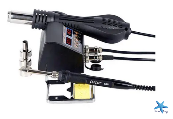 Паяльна станція Micro JCD 8898 80Вт з термофеном ∙ Цифровий паяльний набір Micro JCD 8898