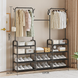 Багатофункціональна вішалка для зберігання Multi Functional Coat Rack AND 9130-4 &bull; Підлогова стійка-органайзер для одягу, сумок, капелюхів та аксесуарів