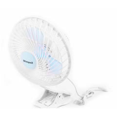 Поворотный вентилятор на прищепке Wimpex WX707 360° настольный портативный, 18 см