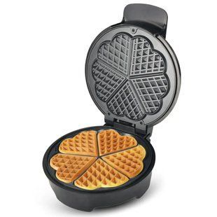 Вафельница Hoffmans HM-3024 1000W &bull; Электрическая вафельница с антипригарным покрытием и быстрым нагревом
