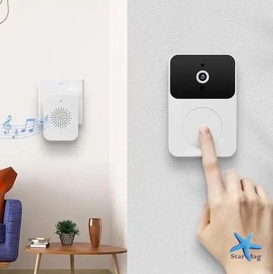 Бездротовий дверний WIFI дзвінок Doorbell X9 &middot; Відеодомофон з Wi-Fi камерою та датчиком руху