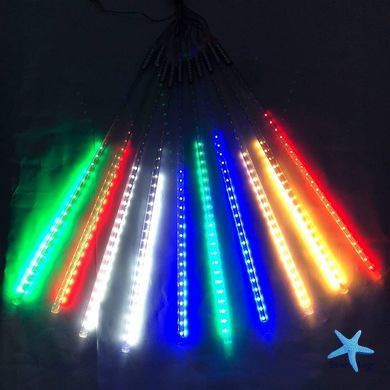 Светодиодная гирлянда RD-110 Трубки-Сосульки 50 см ∙ LED гирлянда RD-110 Сосулька мультиколор