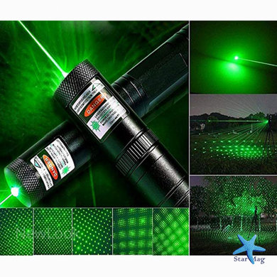 Лазерна вказівка ​​високої потужності Laser pointer YL-303 ∙ Потужний зелений лазер – промінь з акумулятором