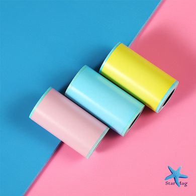 Набор цветной термобумаги для печати портативного принтера, 3 рулона · Бумага для детского термопринтера