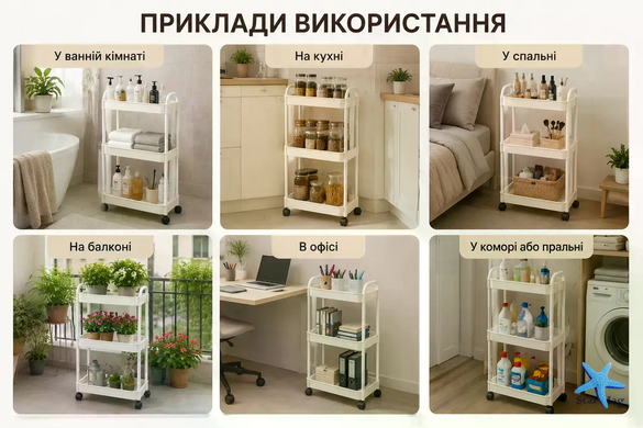 Полка-этажерка 64205 &bull; Многоуровневая система хранения для дома и офиса