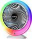 Настольный вентилятор с подсветкой Mini fan VU-04 &bull; Мини-вентилятор с батареей 1200 мАч LED подсветкой и 3 режимами обдува