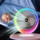 Настольный вентилятор с подсветкой Mini fan VU-04 &bull; Мини-вентилятор с батареей 1200 мАч LED подсветкой и 3 режимами обдува