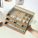 Шкатулка для ювелирных украшений XL-1644 под дерево &bull; Органайзер для колец, серег, цепочек, браслетов и бижутерии