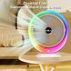 Настольный вентилятор с подсветкой Mini fan VU-04 &bull; Мини-вентилятор с батареей 1200 мАч LED подсветкой и 3 режимами обдува