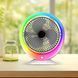 Настольный вентилятор с подсветкой Mini fan VU-04 &bull; Мини-вентилятор с батареей 1200 мАч LED подсветкой и 3 режимами обдува