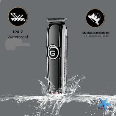 Машинка для стрижки бездротова Gemei GM-6050 стрижка бездротова ∙ Аккумуляторная машинка GM-6050 для стрижки волос