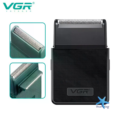 Триммер для волос VGR V-376 &bull; Аккумуляторная машинка для стрижки Hair Clippers V-376, шейвер для бороды, усов и окантовки