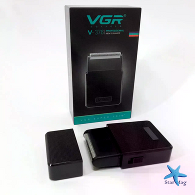 Триммер для волос VGR V-376 &bull; Аккумуляторная машинка для стрижки Hair Clippers V-376, шейвер для бороды, усов и окантовки