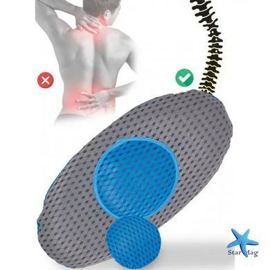 Ортопедическая подушка для поясницы Lumbar Support TV One &bull; Подушка для поясницы с эффектом памяти с мягким покрытием