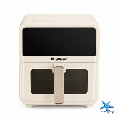 Аэрофритюрница Hoffmans HM-789 6,5 л &bull; Сенсорный аэрогриль-мультипечь Hoffmans 2000 Вт с 8 программами приготовления