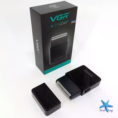 Триммер для волос VGR V-376 &bull; Аккумуляторная машинка для стрижки Hair Clippers V-376, шейвер для бороды, усов и окантовки