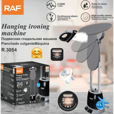 Вертикальный отпариватель RAF R.3054 2180 Вт &bull; Напольный парогенератор для одежды с резервуаром 1,5 л и гладильной доской