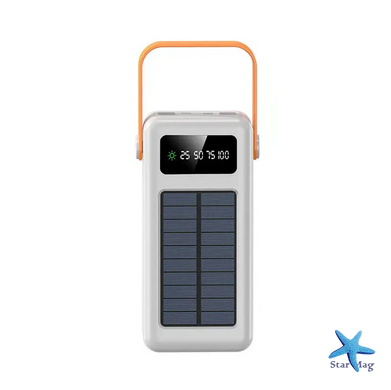 Повербанк YM-638 CX 100000 mAh із сонячною панеллю та ліхтарем &bull; Зовнішній акумулятор YM-638 CX 100000 mAh з 4 USB і заряджанням від сонця