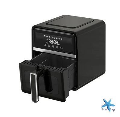 Аэрофритюрница Hoffmans HM-789 6,5 л &bull; Сенсорный аэрогриль-мультипечь Hoffmans 2000 Вт с 8 программами приготовления