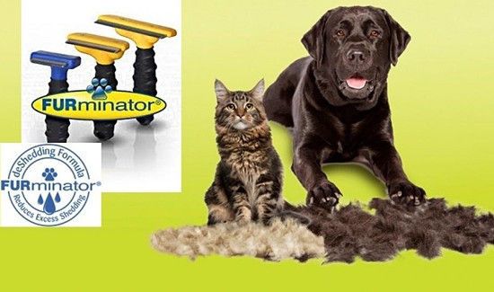 Щетка фурминатор для груминга собак и кошек FUBnimroat лезвие 4.5 см расческа для шерсти PR2