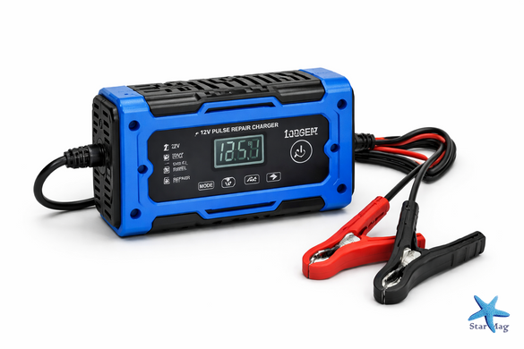 Импульсное зарядное устройство для аккумулятора 12V 10A &bull; Автоматическое зарядное устройство для автомобильного аккумулятора 12 В 10 А