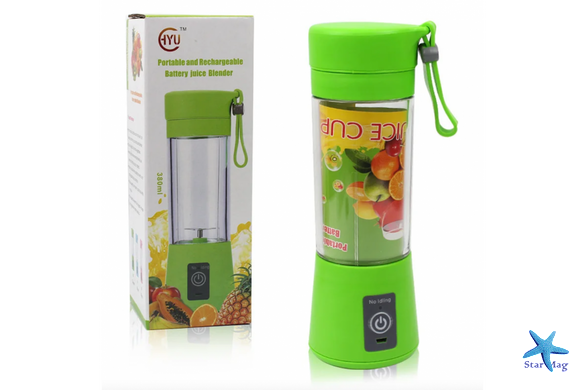 Кружка – блендер Juice Cup NG-01 · Фітнес – шейкер для смузі з USB зарядкою · Портативний соковитискач з функцією Power Bank