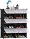 Шкаф для обуви Storage Cube Cabinet DT-1572 &bull; Складной пластиковый шкаф-органайзер Storage Cube Cabinet DT-1572 для хранения обуви в прихожей, спальне и гардеробной