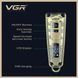 Машинка для стрижки VGR V-901 &bull; Триммер для волосся з дисплеєм і 4 насадками 1600 мАг