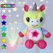 Детская мягкая игрушка ночник-проектор Единорог с проекцией звёздного неба в форме игрушки Star Bellу Dream ∙ 7 цветов Led подсветки