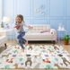 Детский развивающий игровой коврик раскладной 150*180 см / Термоковрик для детей Folding baby mat
