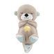 Плюшевая игрушка - ночник Выдрочка Soothe Snuggle Otter Сказочные сны выдрёнка Игрушка для ребенка с музыкой, подсветкой, дыханием