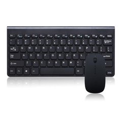 Комплект Ультратонкая беспроводная клавиатура + оптическая мышь для планшета /смартфона /SmartTV /ПК