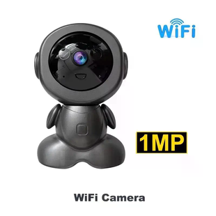 Настольная поворотная IP WiFi камера Q1 &bull; Беспроводная камера видеонаблюдения с ночным видением, микрофоном и записью на карту памяти
