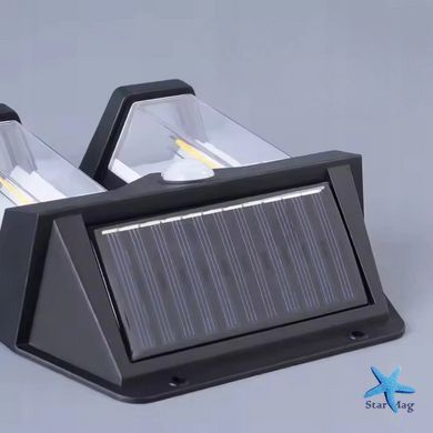 Фонарь на солнечной батарее с датчиком движения Solar Wall Lamp COBA CB-228 &bull; Уличный LED прожектор с солнечной панелью CB-228