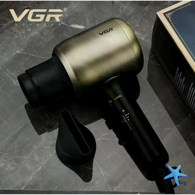 Фен VGR V-453 &bull; Профессиональный фен для волос VGR V-453 2200 Вт с холодным обдувом, регулировкой температуры и концентратором