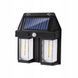 Фонарь на солнечной батарее с датчиком движения Solar Wall Lamp COBA CB-228 &bull; Уличный LED прожектор с солнечной панелью CB-228