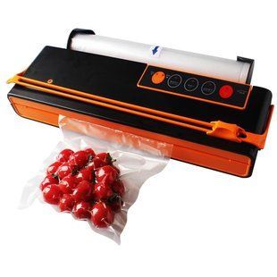 Вакууматор SX-168 150 Вт &bull; Побутовий вакуумний пакувальник SX-168 для сухих і вологих продуктів із запаюванням пакетів до 32 см