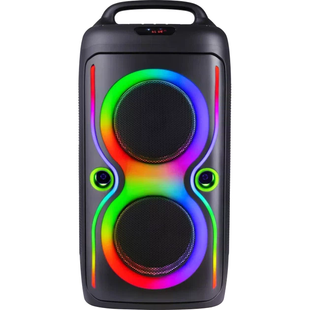Bluetooth колонка Portable Party Speaker TTD-2016 &bull; Портативна бездротова акустична система TTD-2016 з караоке, LED-підсвіткою, USB, FM-радіо та акумулятором