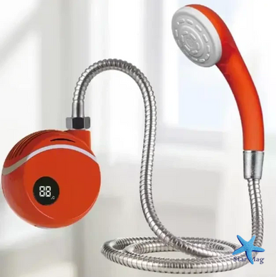 Акумуляторний душ для кемпінгу Portable Outdoor Shower 2000 мАг з насосом &bull; Портативний туристичний душ для дачі, походу та миття автомобіля