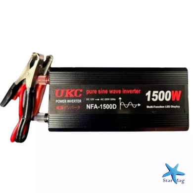 Інвертор 5 CORE 1500W 12V AC/DC &bull; Перетворювач напруги 5 CORE 1500W 12V із синусоїдальним виходом для автономного живлення
