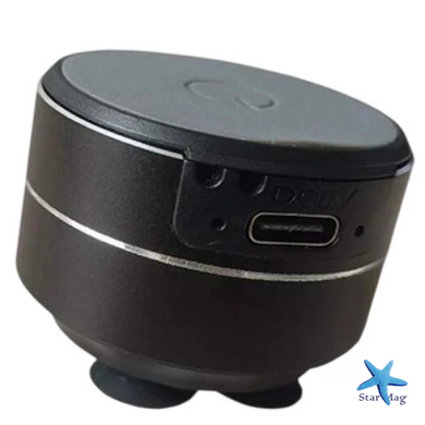 Вибрационная Bluetooth-колонка Hombasing 3 Вт с магнитом и присоской &bull; Беспроводная мини-колонка Hombasing Bluetooth 5.3 с аккумулятором и зарядкой Type-C