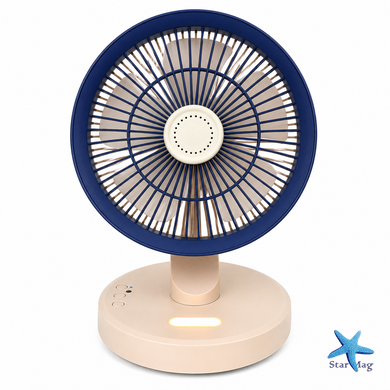Портативний вентилятор SkeBerg JX-80 з LED-підсвічуванням &bull; Настільний міні-вентилятор 5W для дому, офісу, поїздок і відпочинку